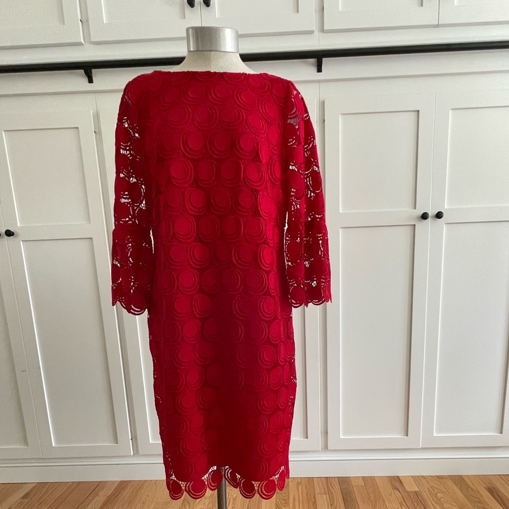 Lovely red dress by r.s.v.p. Talbots